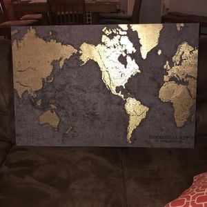 Wall Art - Commercial map of the world Wall Art - Commercial map of the world